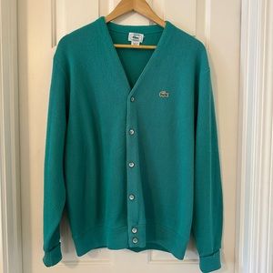 Vintage Lacoste Cardigan Large - EUC